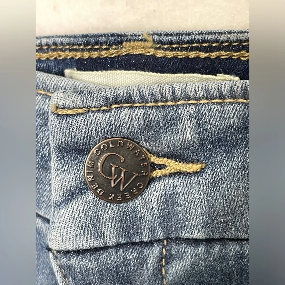 Coldwater Creek Hidden Stretch-Waist Wide Leg Jeans Size 20W Ocean Mist Wash